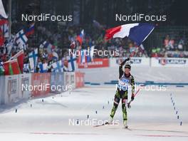 08.03.2015, Kontiolahti, Finland (FIN): Marie Dorin (FRA) - IBU world championships biathlon, pursuit women, Kontiolahti (FIN). www.nordicfocus.com. © NordicFocus. Every downloaded picture is fee-liable.