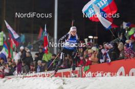 13.03.2015, Kontiolahti, Finland (FIN): Elisa Gasparin (SUI) - IBU world championships biathlon, relay women, Kontiolahti (FIN). www.nordicfocus.com. © NordicFocus. Every downloaded picture is fee-liable.