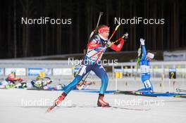 13.03.2015, Kontiolahti, Finland (FIN): Daria Virolaynen (RUS) - IBU world championships biathlon, relay women, Kontiolahti (FIN). www.nordicfocus.com. © NordicFocus. Every downloaded picture is fee-liable.