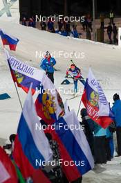 13.03.2015, Kontiolahti, Finland (FIN): Ekaterina Yurlova (RUS) - IBU world championships biathlon, relay women, Kontiolahti (FIN). www.nordicfocus.com. © NordicFocus. Every downloaded picture is fee-liable.