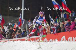 13.03.2015, Kontiolahti, Finland (FIN): Dunja Zdouc (AUT) - IBU world championships biathlon, relay women, Kontiolahti (FIN). www.nordicfocus.com. © NordicFocus. Every downloaded picture is fee-liable.