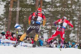 07.03.2015, Kontiolahti, Finland (FIN):  Arnd Peiffer (GER) - IBU world championships biathlon, sprint men, Kontiolahti (FIN). www.nordicfocus.com. © NordicFocus. Every downloaded picture is fee-liable.