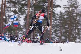 07.03.2015, Kontiolahti, Finland (FIN):  Mario Dolder (SUI) - IBU world championships biathlon, sprint men, Kontiolahti (FIN). www.nordicfocus.com. © NordicFocus. Every downloaded picture is fee-liable.