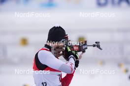 07.03.2015, Kontiolahti, Finland (FIN):  Nathan Smith (CAN) - IBU world championships biathlon, sprint men, Kontiolahti (FIN). www.nordicfocus.com. © NordicFocus. Every downloaded picture is fee-liable.