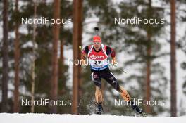 07.03.2015, Kontiolahti, Finland (FIN): Arnd Peiffer (GER) - IBU world championships biathlon, sprint men, Kontiolahti (FIN). www.nordicfocus.com. © Evgeny Tumashov/NordicFocus. Every downloaded picture is fee-liable.