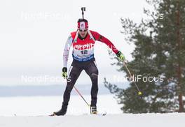 07.03.2015, Kontiolahti, Finland (FIN):  Nathan Smith (CAN) - IBU world championships biathlon, sprint men, Kontiolahti (FIN). www.nordicfocus.com. © NordicFocus. Every downloaded picture is fee-liable.