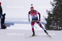 07.03.2015, Kontiolahti, Finland (FIN):  Simon Eder (AUT) - IBU world championships biathlon, sprint men, Kontiolahti (FIN). www.nordicfocus.com. © NordicFocus. Every downloaded picture is fee-liable.