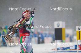 07.03.2015, Kontiolahti, Finland (FIN): Darya Domracheva (BLR) - IBU world championships biathlon, sprint women, Kontiolahti (FIN). www.nordicfocus.com. © NordicFocus. Every downloaded picture is fee-liable.