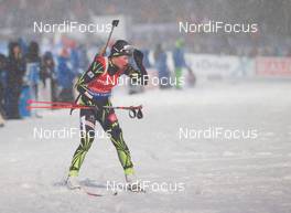 07.03.2015, Kontiolahti, Finland (FIN): Marie Dorin (FRA) - IBU world championships biathlon, sprint women, Kontiolahti (FIN). www.nordicfocus.com. © NordicFocus. Every downloaded picture is fee-liable.