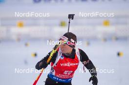 07.03.2015, Kontiolahti, Finland (FIN): Lena Haecki (SUI) - IBU world championships biathlon, sprint women, Kontiolahti (FIN). www.nordicfocus.com. © NordicFocus. Every downloaded picture is fee-liable.