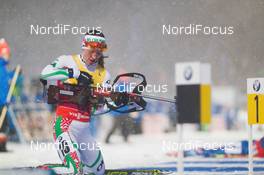 07.03.2015, Kontiolahti, Finland (FIN): Darya Domracheva (BLR) - IBU world championships biathlon, sprint women, Kontiolahti (FIN). www.nordicfocus.com. © NordicFocus. Every downloaded picture is fee-liable.
