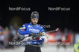 02.12.2015, Oestersund, Sweden (SWE): Simon Fourcade (FRA) - IBU world cup biathlon, individual men, Oestersund (SWE). www.nordicfocus.com. © Manzoni/NordicFocus. Every downloaded picture is fee-liable.