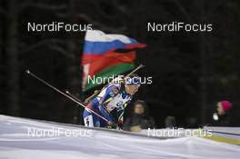 29.11.2015, Oestersund, Sweden (SWE): Anais Bescond (FRA) - IBU world cup biathlon, relay mixed, Oestersund (SWE). www.nordicfocus.com. © Manzoni/NordicFocus. Every downloaded picture is fee-liable.