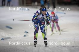 29.11.2015, Oestersund, Sweden (SWE): Anais Bescond (FRA) - IBU world cup biathlon, relay mixed, Oestersund (SWE). www.nordicfocus.com. © Manzoni/NordicFocus. Every downloaded picture is fee-liable.