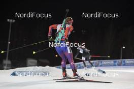 29.11.2015, Oestersund, Sweden (SWE): Annalies Cook (USA) - IBU world cup biathlon, relay mixed, Oestersund (SWE). www.nordicfocus.com. © Manzoni/NordicFocus. Every downloaded picture is fee-liable.