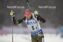 29.11.2015, Oestersund, Sweden (SWE): Daniel Boehm (GER) - IBU world cup biathlon, single mixed relay, Oestersund (SWE). www.nordicfocus.com. © Manzoni/NordicFocus. Every downloaded picture is fee-liable.