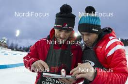 29.11.2015, Oestersund, Sweden (SWE):  Event Feature: Canadian technicians - IBU world cup biathlon, single mixed relay, Oestersund (SWE). www.nordicfocus.com. © Manzoni/NordicFocus. Every downloaded picture is fee-liable.