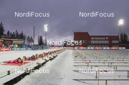 29.11.2015, Oestersund, Sweden (SWE): Event Feature: first shooting of the single mixed relay - IBU world cup biathlon, single mixed relay, Oestersund (SWE). www.nordicfocus.com. © Manzoni/NordicFocus. Every downloaded picture is fee-liable.