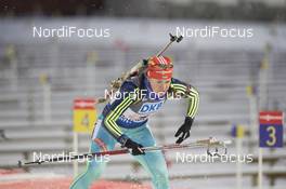 29.11.2015, Oestersund, Sweden (SWE): Juliya Dzhyma (UKR) - IBU world cup biathlon, single mixed relay, Oestersund (SWE). www.nordicfocus.com. © Manzoni/NordicFocus. Every downloaded picture is fee-liable.