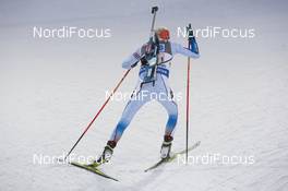 29.11.2015, Oestersund, Sweden (SWE): Kaisa Maekaeraeinen (FIN) - IBU world cup biathlon, single mixed relay, Oestersund (SWE). www.nordicfocus.com. © Manzoni/NordicFocus. Every downloaded picture is fee-liable.