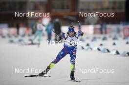 29.11.2015, Oestersund, Sweden (SWE): Simon Desthieux (FRA) - IBU world cup biathlon, relay mixed, Oestersund (SWE). www.nordicfocus.com. © Manzoni/NordicFocus. Every downloaded picture is fee-liable.