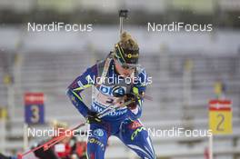 29.11.2015, Oestersund, Sweden (SWE): Marie Dorin (FRA) - IBU world cup biathlon, single mixed relay, Oestersund (SWE). www.nordicfocus.com. © Manzoni/NordicFocus. Every downloaded picture is fee-liable.