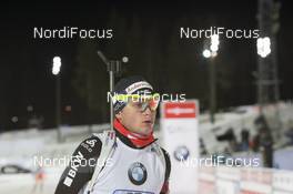 29.11.2015, Oestersund, Sweden (SWE): Jeremy Finello (SUI) - IBU world cup biathlon, relay mixed, Oestersund (SWE). www.nordicfocus.com. © Manzoni/NordicFocus. Every downloaded picture is fee-liable.