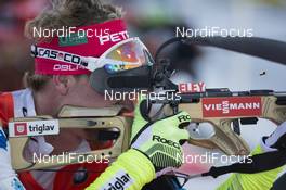 06.12.2015, Oestersund, Sweden (SWE): Klemen Bauer (SLO) -  IBU world cup biathlon, pursuit men, Oestersund (SWE). www.nordicfocus.com. © Manzoni/NordicFocus. Every downloaded picture is fee-liable.