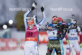 06.12.2015, Oestersund, Sweden (SWE): Kaisa Maekaeraeinen (FIN) -  IBU world cup biathlon, pursuit women, Oestersund (SWE). www.nordicfocus.com. © Manzoni/NordicFocus. Every downloaded picture is fee-liable.