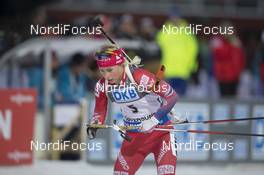 06.12.2015, Oestersund, Sweden (SWE): Tiril Eckhoff (NOR) -  IBU world cup biathlon, pursuit women, Oestersund (SWE). www.nordicfocus.com. © Manzoni/NordicFocus. Every downloaded picture is fee-liable.