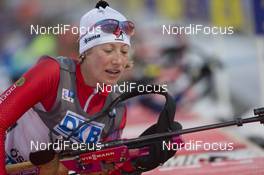 06.12.2015, Oestersund, Sweden (SWE): Zina Kocher (CAN) -  IBU world cup biathlon, pursuit women, Oestersund (SWE). www.nordicfocus.com. © Manzoni/NordicFocus. Every downloaded picture is fee-liable.