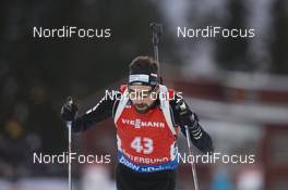05.12.2015, Oestersund, Sweden (SWE): Benjamin Weger (SUI) - IBU world cup biathlon, sprint men, Oestersund (SWE). www.nordicfocus.com. © Manzoni/NordicFocus. Every downloaded picture is fee-liable.