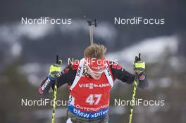 05.12.2015, Oestersund, Sweden (SWE): Benedikt Doll (GER) - IBU world cup biathlon, sprint men, Oestersund (SWE). www.nordicfocus.com. © Manzoni/NordicFocus. Every downloaded picture is fee-liable.