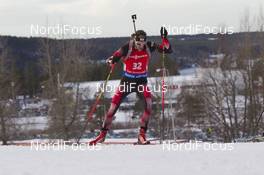 05.12.2015, Oestersund, Sweden (SWE): Dominik Landertinger (AUT) - IBU world cup biathlon, sprint men, Oestersund (SWE). www.nordicfocus.com. © Manzoni/NordicFocus. Every downloaded picture is fee-liable.