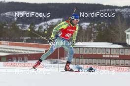 05.12.2015, Oestersund, Sweden (SWE): Ted Armgren (SWE) - IBU world cup biathlon, sprint men, Oestersund (SWE). www.nordicfocus.com. © Manzoni/NordicFocus. Every downloaded picture is fee-liable.