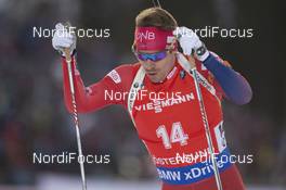 05.12.2015, Oestersund, Sweden (SWE): Emil Hegle Svendsen (NOR) - IBU world cup biathlon, sprint men, Oestersund (SWE). www.nordicfocus.com. © Manzoni/NordicFocus. Every downloaded picture is fee-liable.