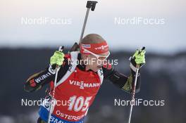 05.12.2015, Oestersund, Sweden (SWE): Daniel Boehm (GER) - IBU world cup biathlon, sprint men, Oestersund (SWE). www.nordicfocus.com. © Manzoni/NordicFocus. Every downloaded picture is fee-liable.
