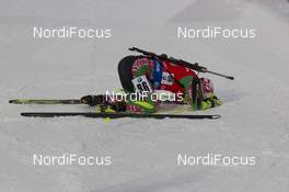 05.12.2015, Oestersund, Sweden (SWE): Raman Yaliotnau (BLR) - IBU world cup biathlon, sprint men, Oestersund (SWE). www.nordicfocus.com. © Manzoni/NordicFocus. Every downloaded picture is fee-liable.