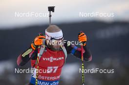 05.12.2015, Oestersund, Sweden (SWE): Daniel Mesotitsch (AUT) - IBU world cup biathlon, sprint men, Oestersund (SWE). www.nordicfocus.com. © Manzoni/NordicFocus. Every downloaded picture is fee-liable.