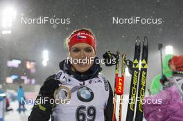 05.12.2015, Oestersund, Sweden (SWE): Gabriela Soukalova (CZE) - IBU world cup biathlon, sprint women, Oestersund (SWE). www.nordicfocus.com. © Manzoni/NordicFocus. Every downloaded picture is fee-liable.