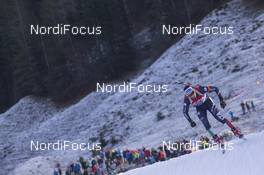 12.12.2015, Hochfilzen, Austria (AUT): Dominik Windisch (ITA) -  IBU world cup biathlon, pursuit men, Hochfilzen (AUT). www.nordicfocus.com. © Manzoni/NordicFocus. Every downloaded picture is fee-liable.