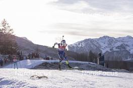 12.12.2015, Hochfilzen, Austria (AUT): Quentin Fillon Maillet (FRA) -  IBU world cup biathlon, pursuit men, Hochfilzen (AUT). www.nordicfocus.com. © Manzoni/NordicFocus. Every downloaded picture is fee-liable.