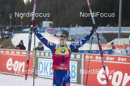 12.12.2015, Hochfilzen, Austria (AUT): Martin Fourcade (FRA) -  IBU world cup biathlon, pursuit men, Hochfilzen (AUT). www.nordicfocus.com. © Manzoni/NordicFocus. Every downloaded picture is fee-liable.
