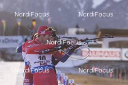 12.12.2015, Hochfilzen, Austria (AUT): Emil Hegle Svendsen (NOR) -  IBU world cup biathlon, pursuit men, Hochfilzen (AUT). www.nordicfocus.com. © Manzoni/NordicFocus. Every downloaded picture is fee-liable.