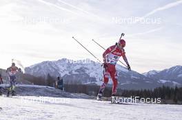 12.12.2015, Hochfilzen, Austria (AUT): Emil Hegle Svendsen (NOR) -  IBU world cup biathlon, pursuit men, Hochfilzen (AUT). www.nordicfocus.com. © Manzoni/NordicFocus. Every downloaded picture is fee-liable.