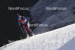 12.12.2015, Hochfilzen, Austria (AUT): Olga Podchufarova (RUS) -  IBU world cup biathlon, pursuit women, Hochfilzen (AUT). www.nordicfocus.com. © Manzoni/NordicFocus. Every downloaded picture is fee-liable.