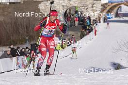 12.12.2015, Hochfilzen, Austria (AUT): Fanny Horn Birkeland (NOR) -  IBU world cup biathlon, pursuit women, Hochfilzen (AUT). www.nordicfocus.com. © Manzoni/NordicFocus. Every downloaded picture is fee-liable.