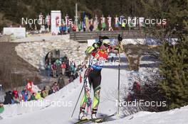 12.12.2015, Hochfilzen, Austria (AUT): Nadezhda Skardino (BLR) -  IBU world cup biathlon, pursuit women, Hochfilzen (AUT). www.nordicfocus.com. © Manzoni/NordicFocus. Every downloaded picture is fee-liable.