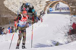 12.12.2015, Hochfilzen, Austria (AUT): Franziska Hildebrand (GER) -  IBU world cup biathlon, pursuit women, Hochfilzen (AUT). www.nordicfocus.com. © Manzoni/NordicFocus. Every downloaded picture is fee-liable.