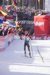 12.12.2015, Hochfilzen, Austria (AUT): Laura Dahlmeier (GER) -  IBU world cup biathlon, pursuit women, Hochfilzen (AUT). www.nordicfocus.com. © Manzoni/NordicFocus. Every downloaded picture is fee-liable.